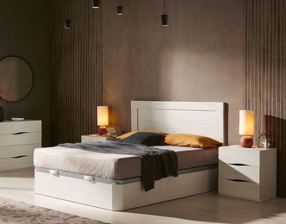 Canapé MADERA ARTICULADO Densoplus en dormitorio — ambientación